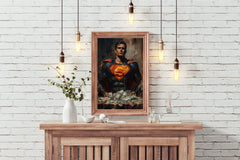 Premium Painting of Superman