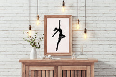 Black and White Dance Wall Art