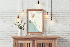 Emotional Woman Painting Wall Art