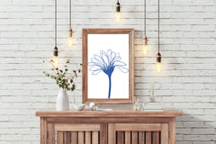 Blue Agapanthus Wall Art