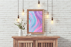 Water Color Fluid Abstract Wall Art