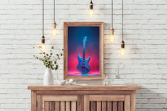 Jazz Electric Guitar Wall Art