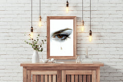 Silent Sorrow Modern Wall Art