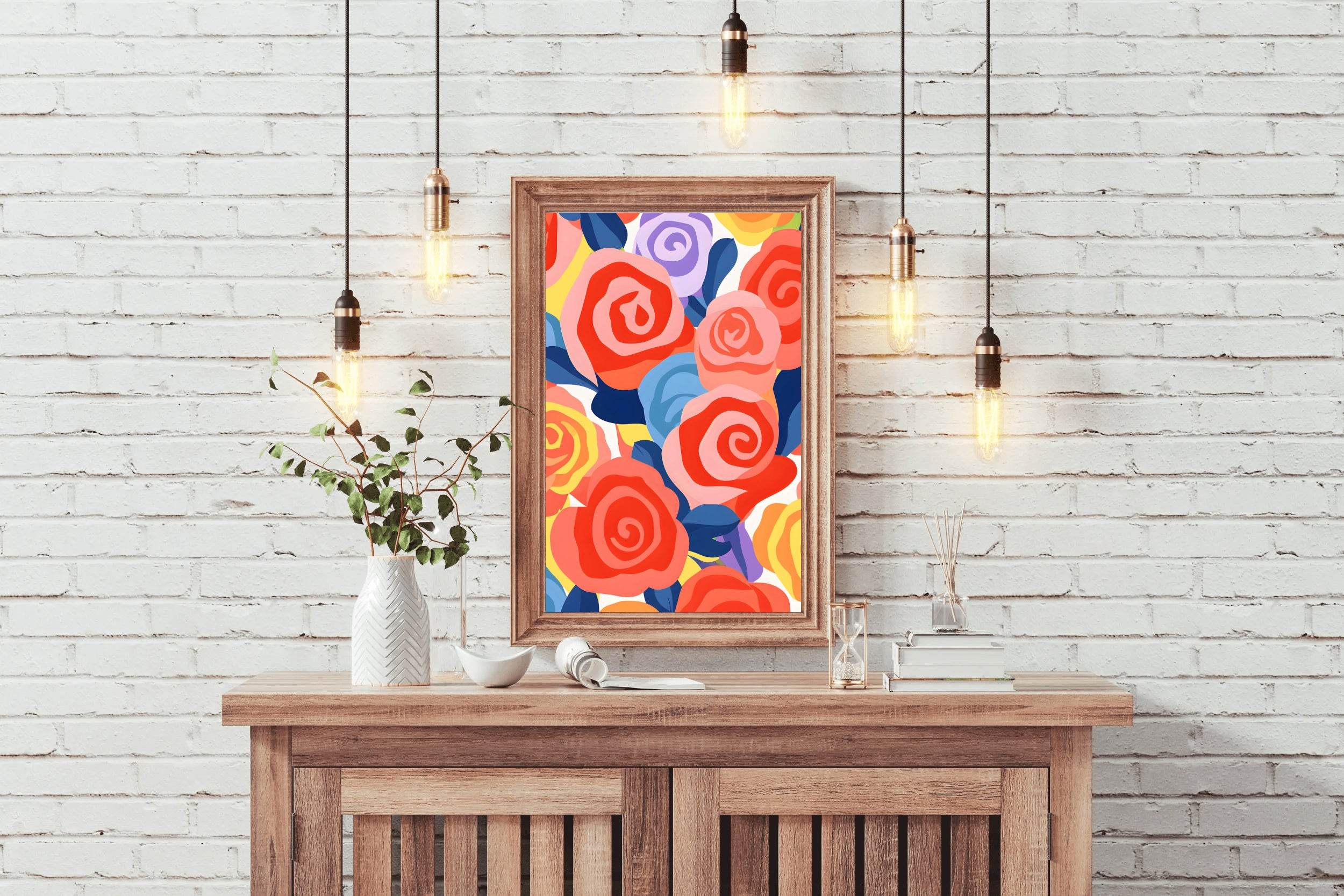 Painting Roses Wall Art - beink online art store