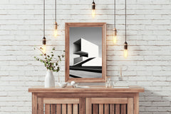 Black And White Villa Wall Art