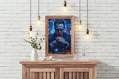 3D Image of Elon Musk Wall Art