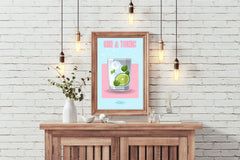 Gin Tonic Wall Art