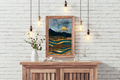 Coastal Dreamscape Modern Wall Art