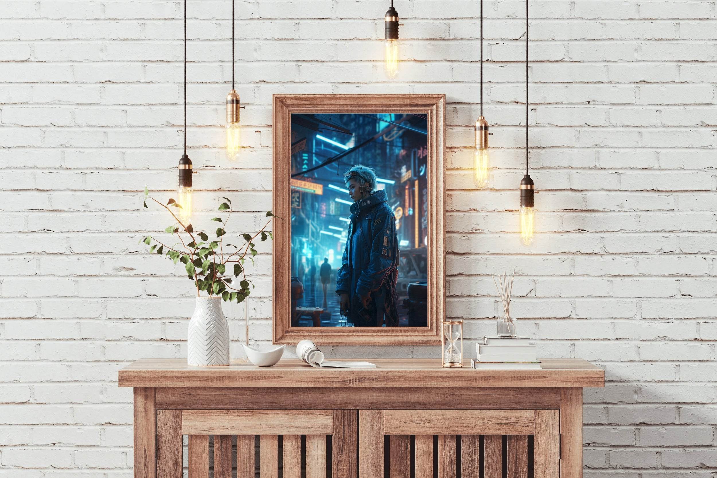 Anime Cyberpunk Wall Art - beink online art store