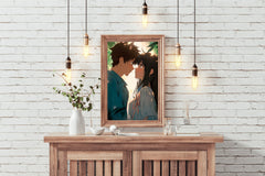 Beautiful Anime couple Wall Art