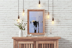 Cityscape Reflections Modern Wall Art - beink online art store