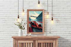 Formula 1 Rally Modern Wall Art