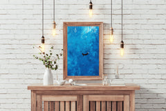 Diving Painting Wall Art