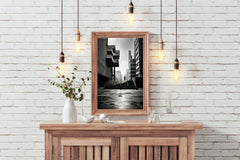 Black White Architectural Wall Art