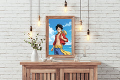 Monkey D. Luffy Anime Wall  Art