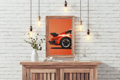 Portrait Painting Porsche Wall Art