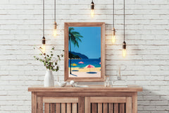 Summer Vibes Modern Wall Art