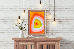 Colorful Paper Abstract Wall Art