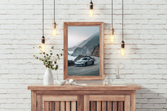 Porsche 911G Silver Wall Art