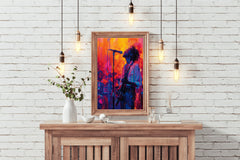 Concert Singer Wall Art