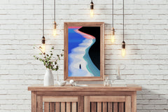 Solitary Figure on the Shore Wall Art