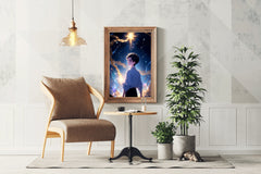 Portrait of Anime character with Stars Anime Wall  Art