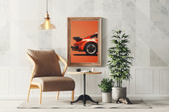 Portrait Painting Porsche Wall Art