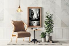 Black White Architectural Wall Art