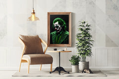 Painting of Joker Character Premium Wall Art