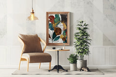 Floral Fusion - Multicolor Patels Modern Wall Art