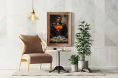 Premium Painting of Superman