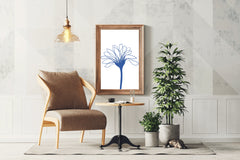 Blue Agapanthus Wall Art