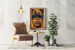 Landscape Oil Painting On The Face Wall Art