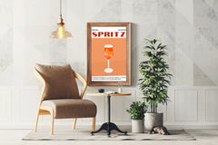 Spritz Cocktail In Glass Wall Art