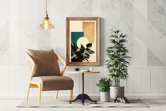 Modern Leaves Abstract Wall Art