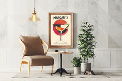 Red Margarita Cocktail Wall Art