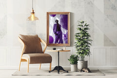 Purple Formal Suit Wall Art