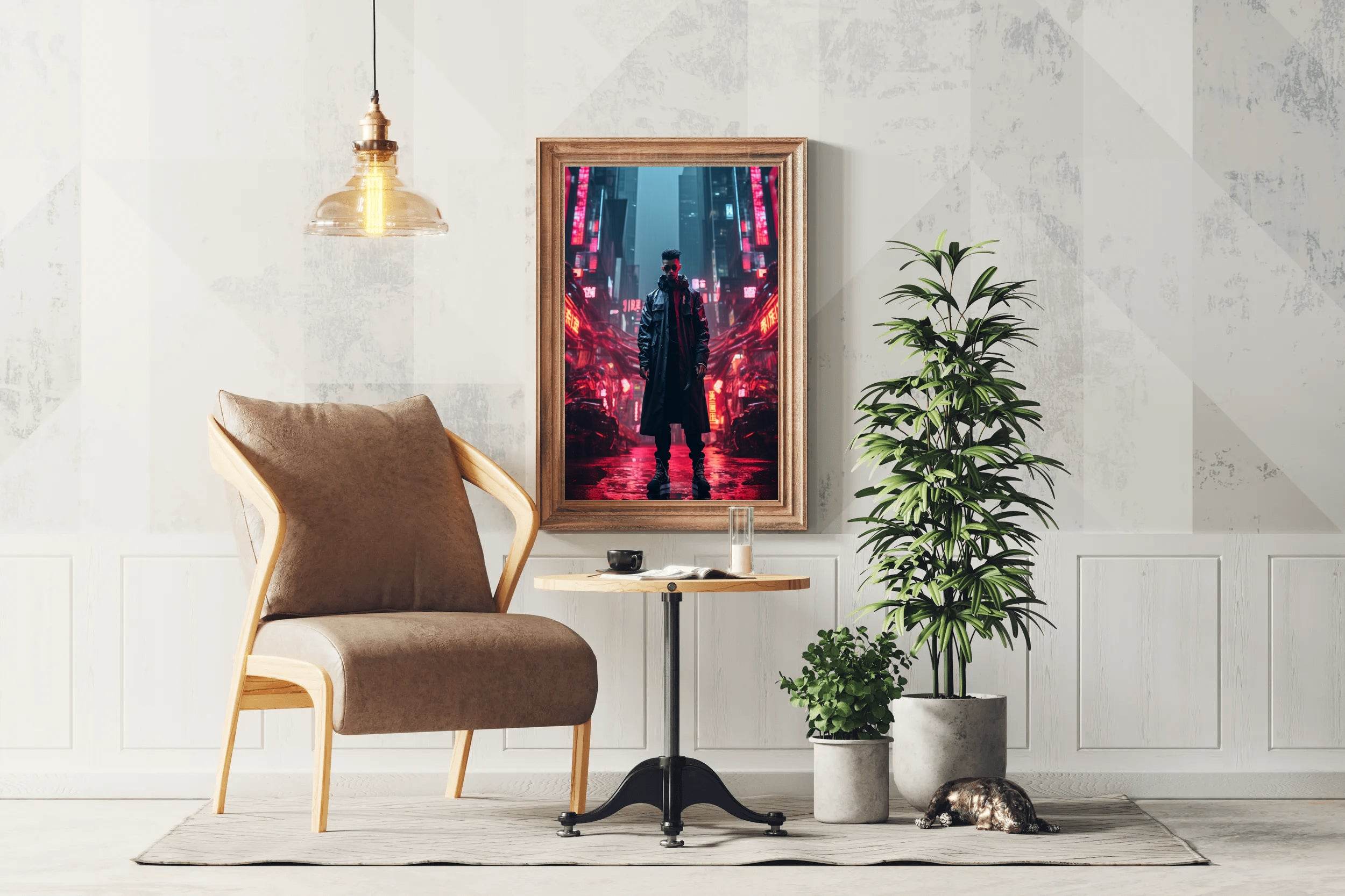 Cyberpunk Boy Wall Art - beink online art store