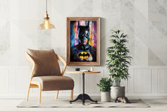 Painting of Batman-The iconic DC Comics Superhero