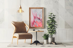 Smooth Long Run Elegent Brush Strokes Abstract Wall Art