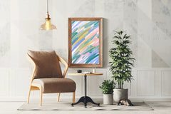 Mixed Color Painting Wall Art