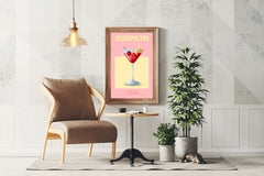 Cocktail Cosmopolitan Wall Art