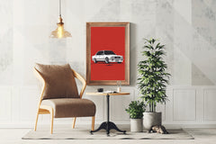 BMW E3 Classic Wall Art