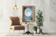 Window With Magical Landscape View  Anime Wall Art