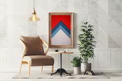 Multicolor Papers Abstract Wall Art