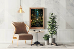 Blue Forest In The City Wall Art - beink online art store