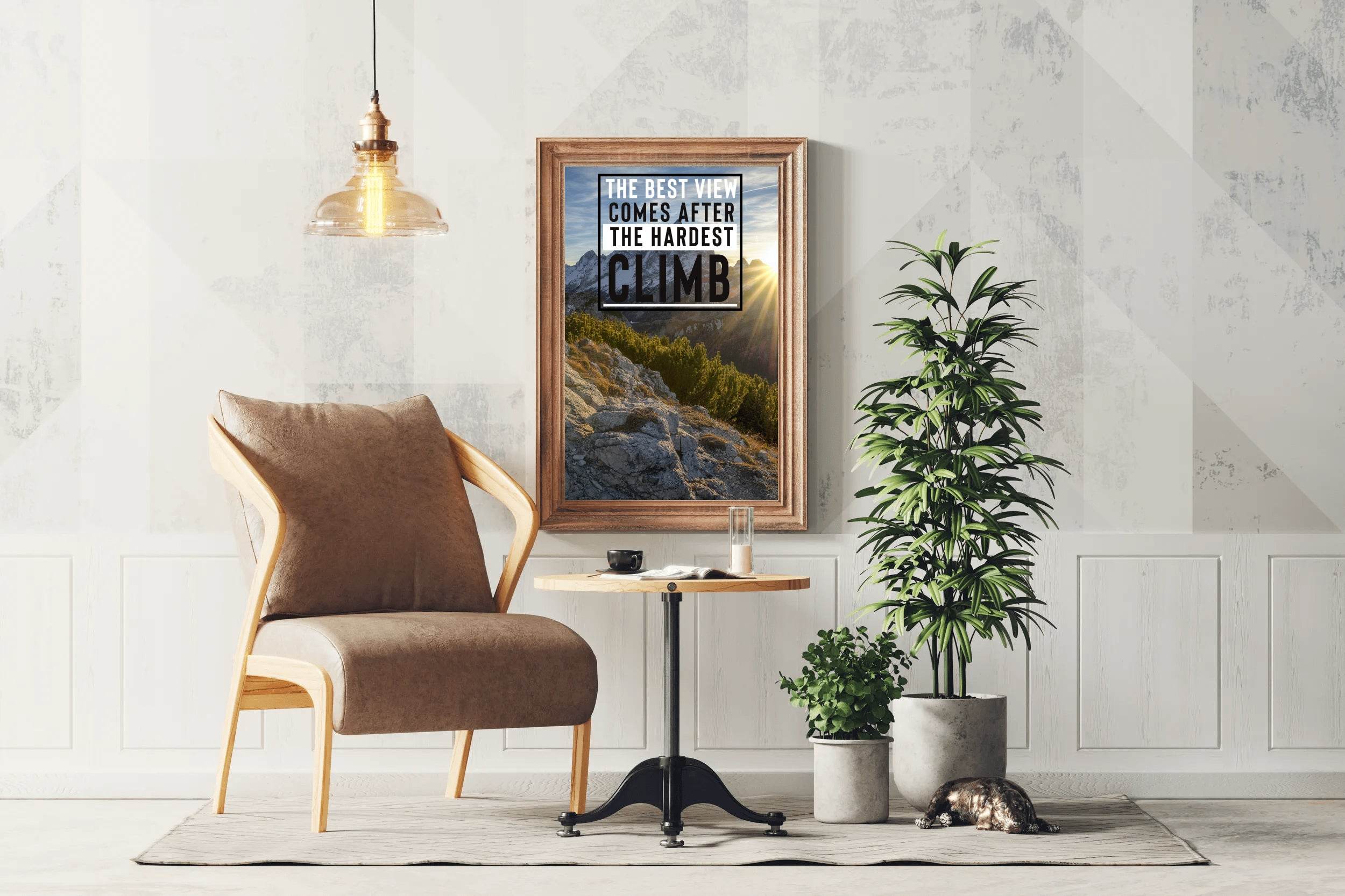 Climb to the Top Motivational Wall Art - beink online art store