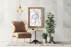 Tangled Threads Modern Wall Art - beink online art store