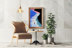 Solitary Figure on the Shore Wall Art