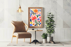 Painting Different Colored Flowers - beink online art store